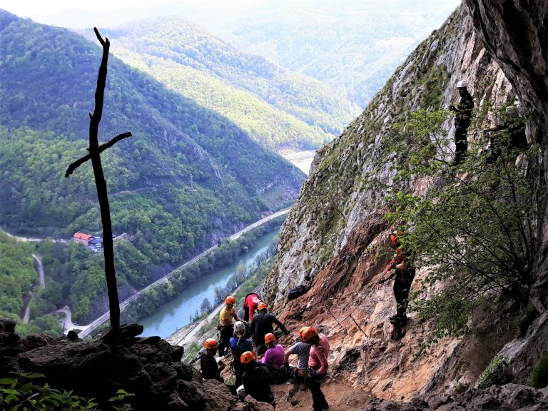 Via ferrata Turčinovac - Pogled iz pećine