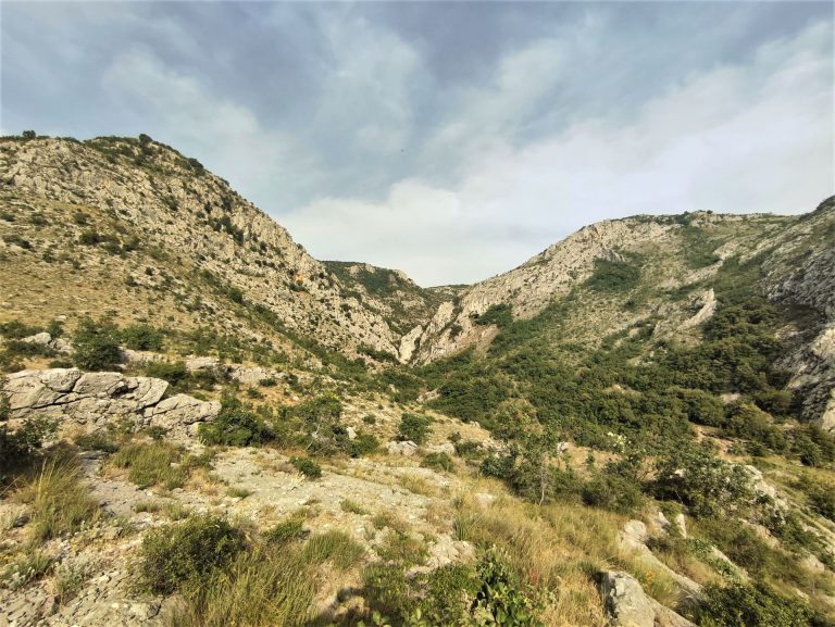 Via ferrata Vulin potok - Pogled na kanjon
