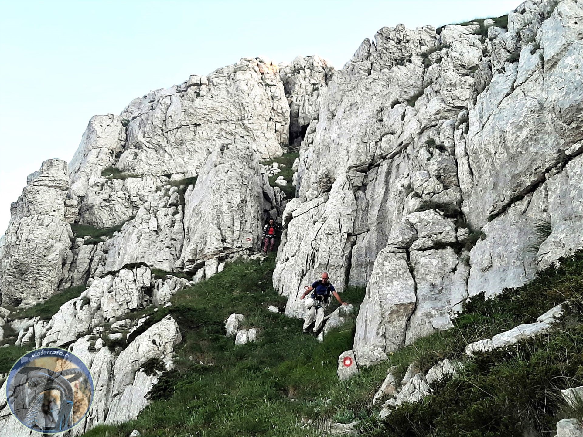 Kretanje_via_ferratom-silazak